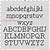small needlepoint alphabet