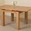 Compact dining table with 4 chairs (Oak Effect/Cream) in Hackney