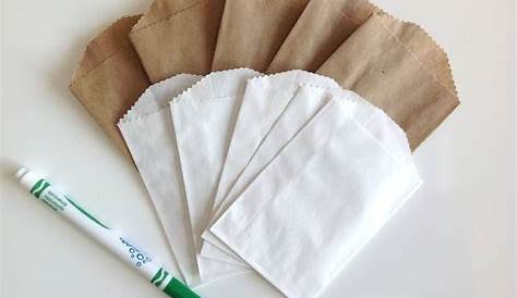 [300 COUNT] Mini Brown Kraft Paper Bag (3 lb) Small - Paper Lunch Bags