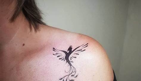 Small Phoenix Tattoo For Women Feminine, Wrist