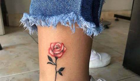 Small Rose Tattoo Ankle s 30+ Beautiful Tiny Ideas