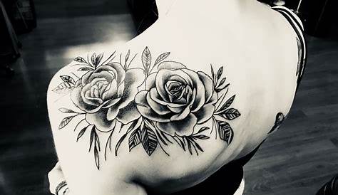 Small Rose Tattoo On Back Shoulder 80 Beautiful Designs Blend