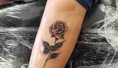 Small Rose Tattoo On Forearm Triangle Ideas For Women