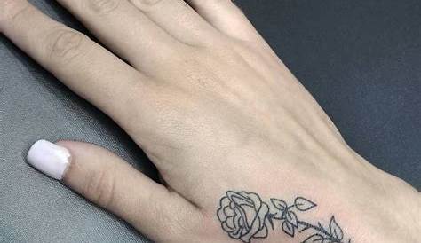 Small Rose Tattoos On Hands Top 75 Best Hand For Men Unique Design Ideas