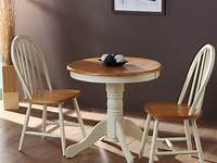 Beautiful White Round Kitchen Table and Chairs HomesFeed