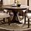 Rustic Small Space 42" Round Pedestal Dining Table Antique Sage Seats 4