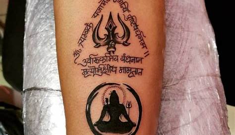 Small Shiva tattoo..!!! Custommade by Aaryan..!! Call for