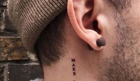 Small Side Neck Tattoos For Guys 50 + PERFECT (SMALL) NECK TATTOOS FOR MEN AND GUYS