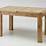 East West Furniture Capri Solid Wood Top Rectangular Dining Table