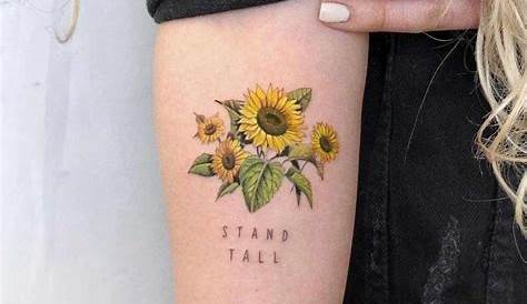 sunflower tattoo on Tumblr