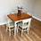 Walnut Small Dining Table for 4