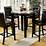 Small Dining Table set Tall Bistro 2 Person Kitchen Pub Height and