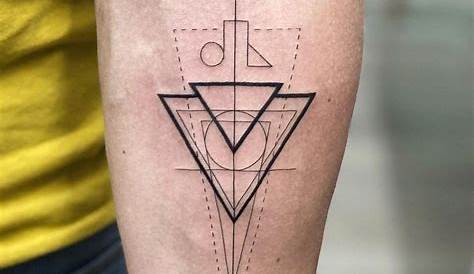 50 Small Geometric Tattoos For Men Manly Shape Ink Ideas
