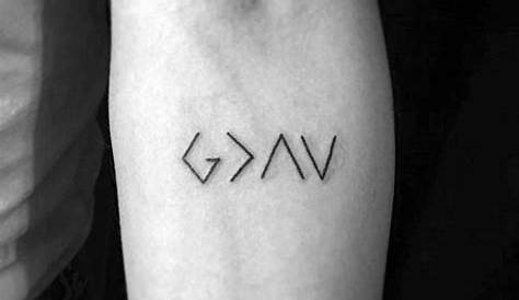 50 God Is Greater Than The Highs And Lows Tattoo Designs