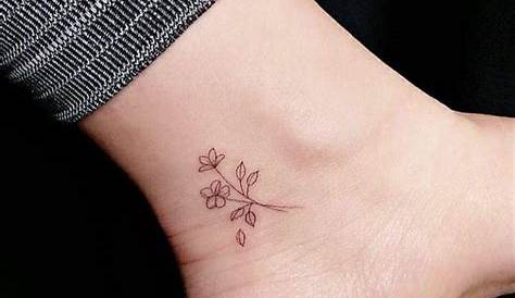 43 Pretty Ankle Tattoos Every Woman Would Want StayGlam