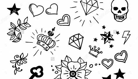 Small Tattoo Ideas Sketches , Stencils, Doodle