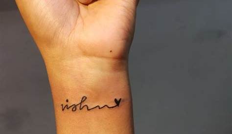 Small Tattoo Name Wrist s Designs, Ideas And Meaning s
