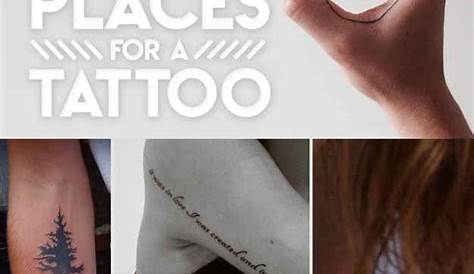 Places To Get Small Tattoos. Where To Get A Tattoo