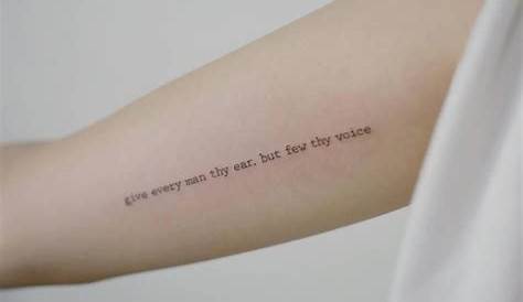 Small Tattoo Quotes 42 That Will Make You Irresistible! Pagina
