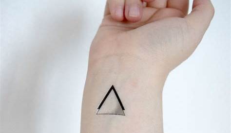 Small Tattoo Triangle Temporary s (4 Pieces) Temporary
