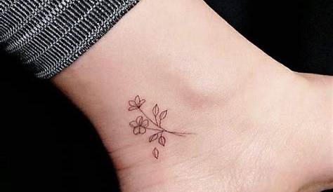 Small Tattoos For Girls On Ankle 100 Adorable Tattoo Designs To Express Your Femininity