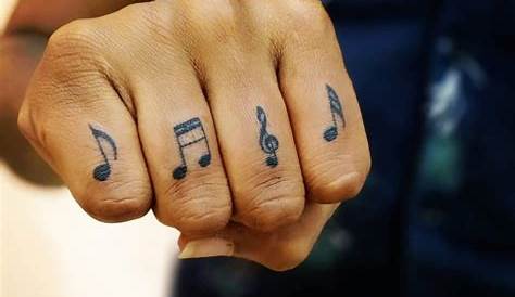 Top 43 Simple Music Tattoos for Men [2021 Inspiration