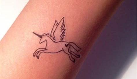 Small Unicorn Outline Tattoo Pin Em Tats