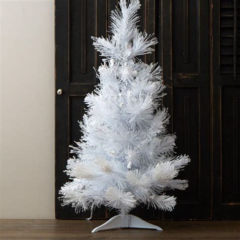 Holiday Time Prelit Spruce Christmas Tree 4 ft, White