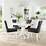 Extending Dining Table And Chairs White House Tokyo White High Gloss
