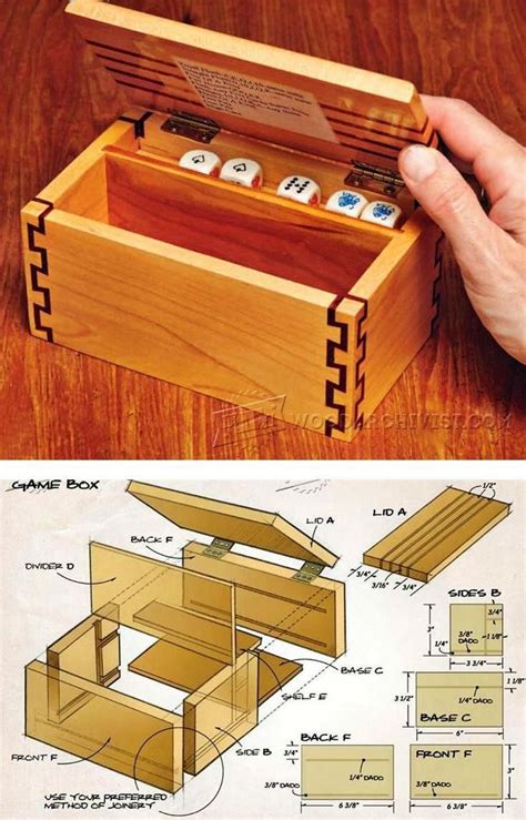Build DIY Small wooden box building PDF Plans Wooden easy woodworking