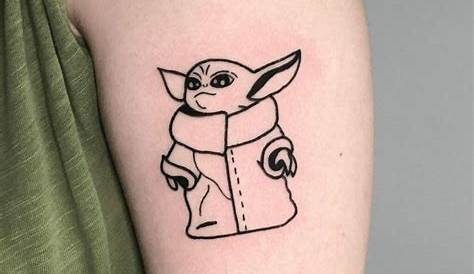 Small Yoda Tattoo Star Wars By Jon Reed. Done On Star Wars Day