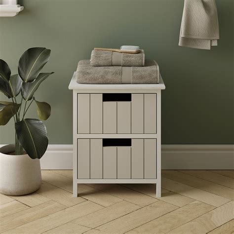Small 2 Drawer Bathroom Storage