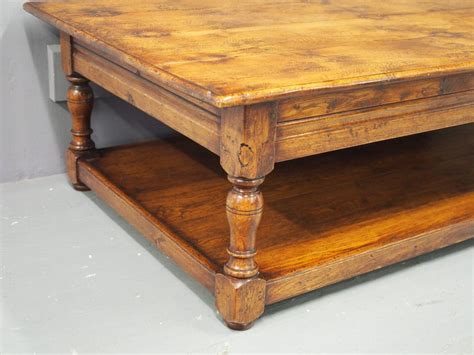 Small Antique Oak Coffee Table