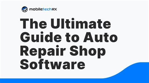 small automotive shop software