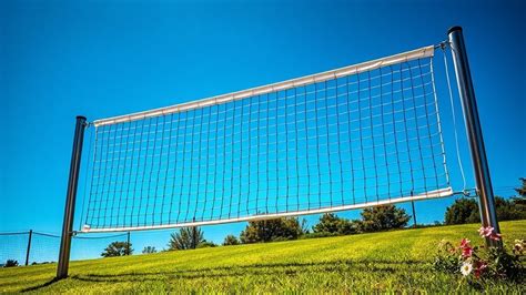 small backyard volleyball net
