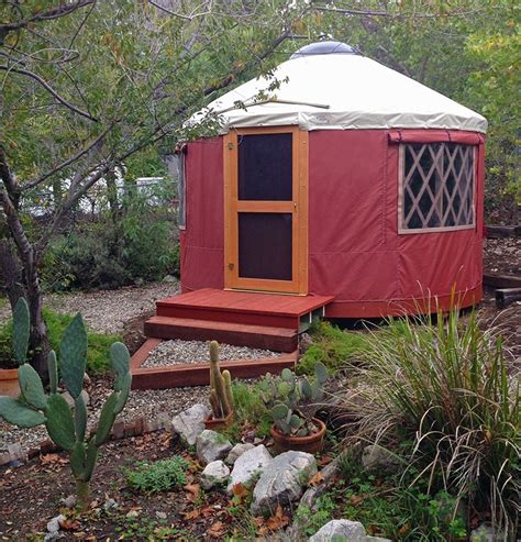 small backyard yurt