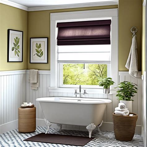 Small Bathroom Window Curtain