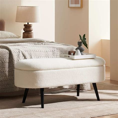 Furniture of America Cotrell Upholstered Bedroom Bench