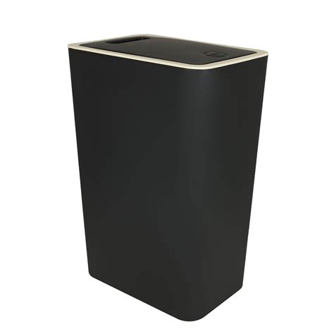 Hemobllo Slim Small Trash Can with Lid Wastebasket Waste Paper Bin