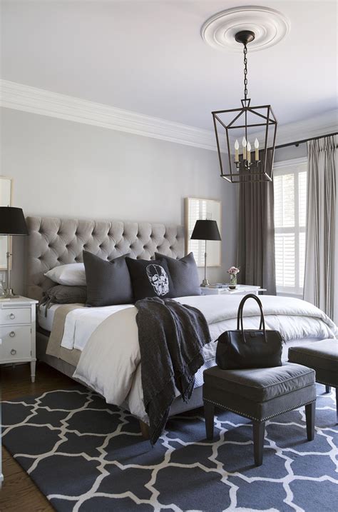 small bedroom grey and white with proper lighting