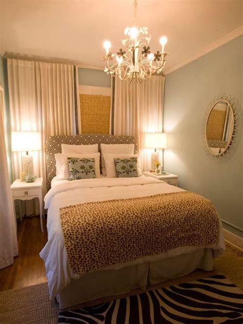 small bedroom with king bed