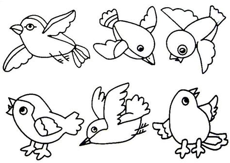 Small Bird Coloring Pages