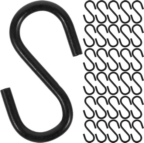 Small Black S Shape Hooks