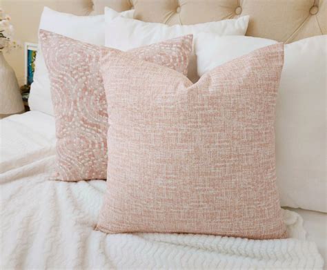 Small Blush Pink Pillows