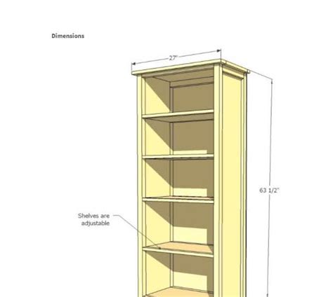 Small Bookcase Building Plans
