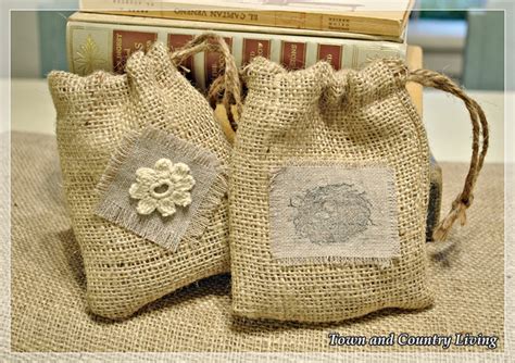 Small Burlap Bag Crafts