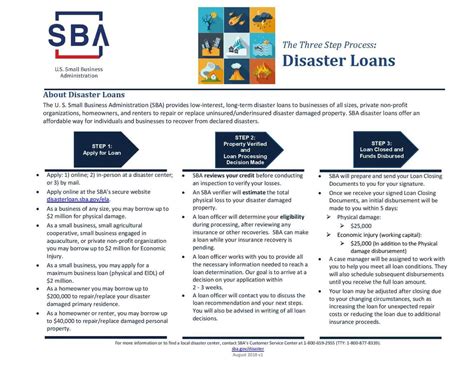 small business disaster loans login
