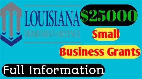 Securing Small Business Grants Louisiana MBDA Center