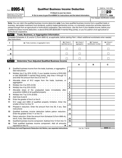 small business irs form