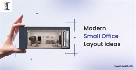 Small office layout with a clean, mod 60s neutral palet Law office